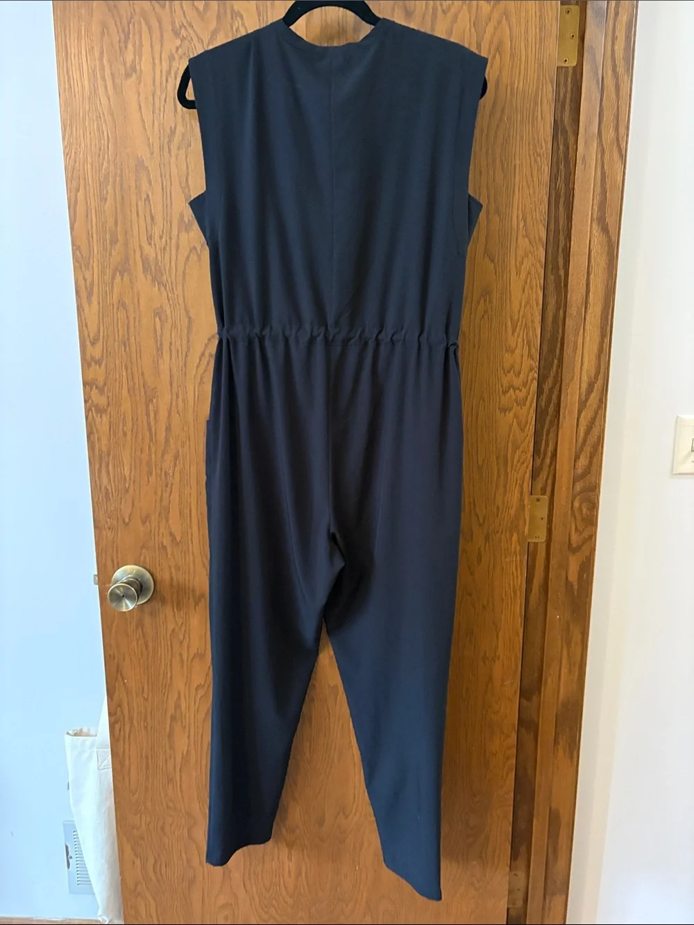 Sincerely Jules Black Sleeveless Zip-Front Jumpsuit